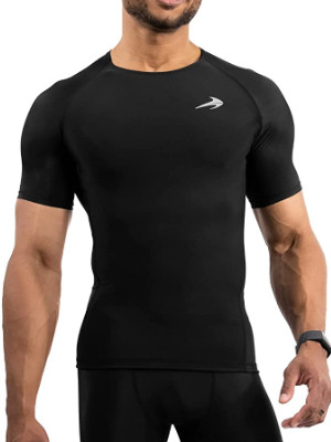CompressionZ Men’s Short Sleeve Compression Shirt – Athletic Base Layer