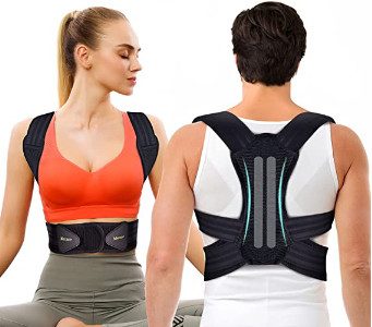 Mercase Posture Corrector with Adjustable Back Support