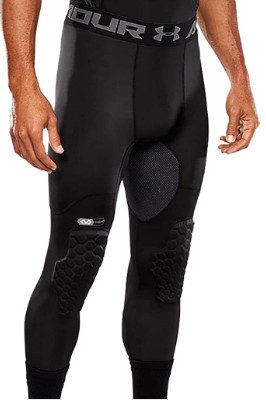 Under Armour Basketball Hex Padded Compression Tights with Knee Pads